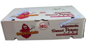 thùng carton đựng khoai lang xuất khẩu