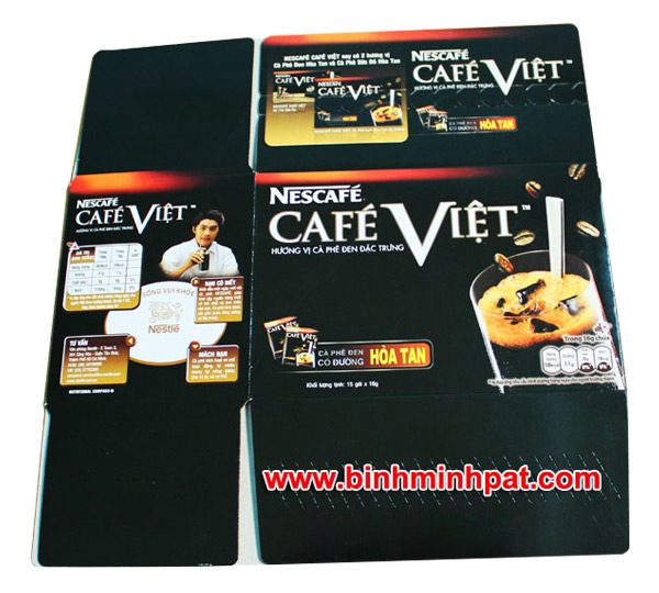 hộp giấy cà phê Việt