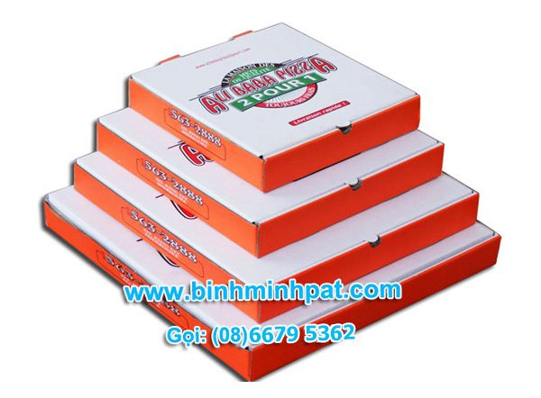 hộp giấy bánh pizza