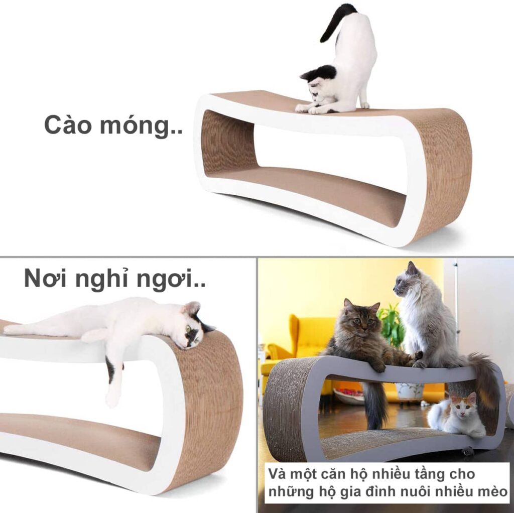 Bàn cào móng cho mèo dễ thương
