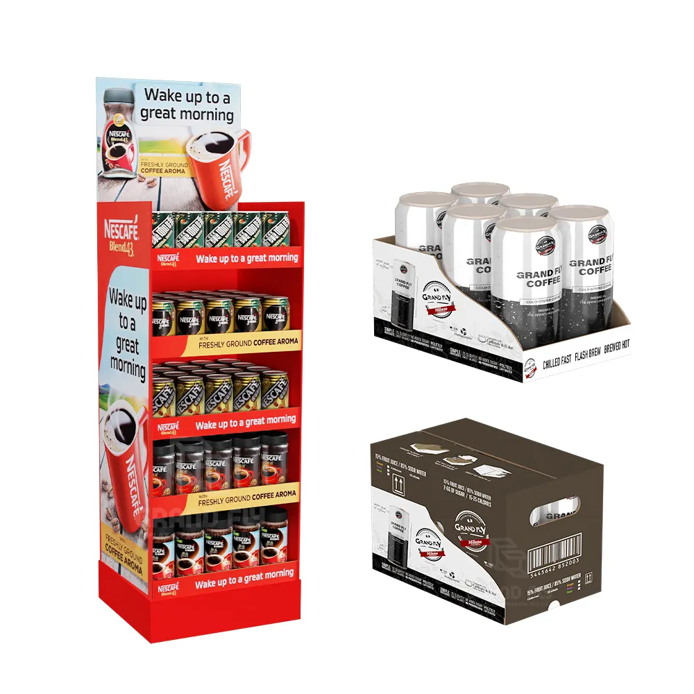 In bao bì hộp giấy đựng cà phê tuỳ chỉnh - 01