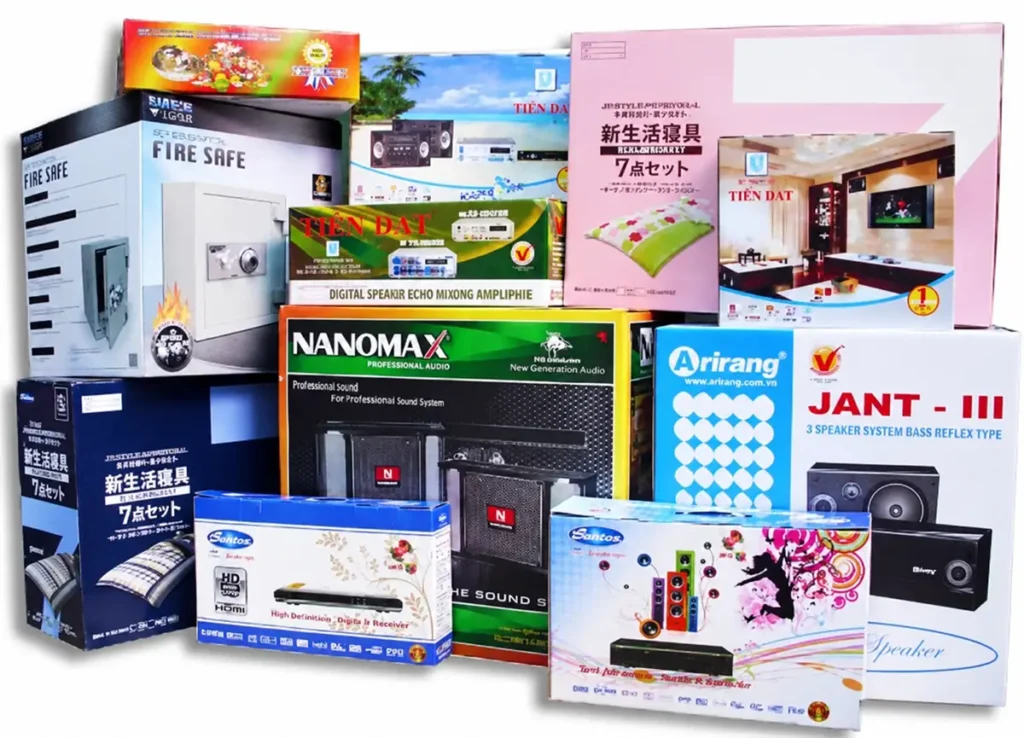 bao bì thùng carton khổ lớn in offset - bmp